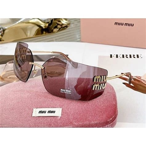 miu miu sunglasses mu54ys|Miu Miu MU 54YS L (80 .